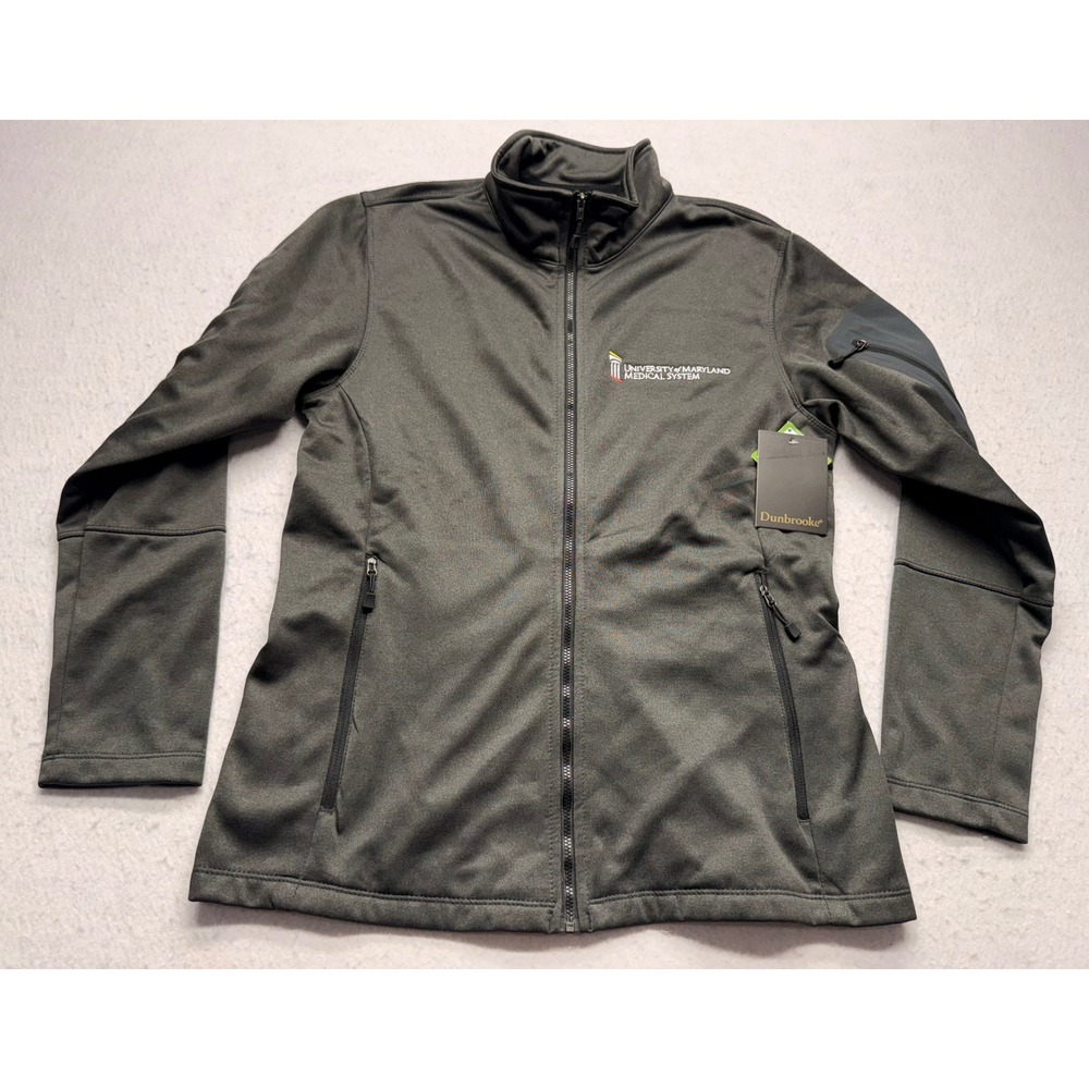 Dunbrooke Mens University of Maryland Medical System Softshell Jacket Gray Small